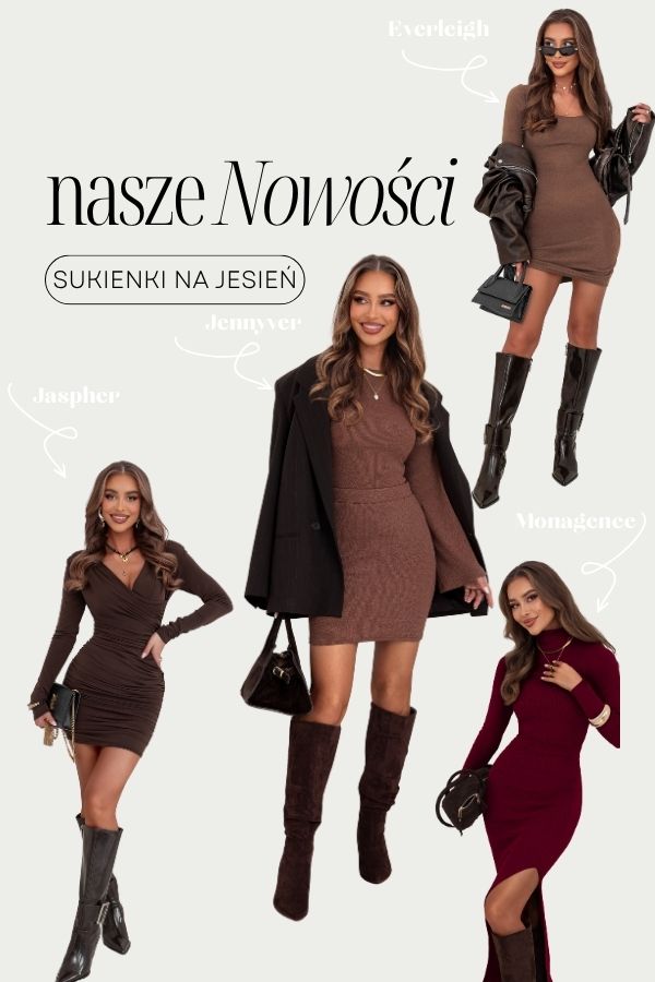Minimalizm w jesiennej szafie – sukienki, które zawsze pasują