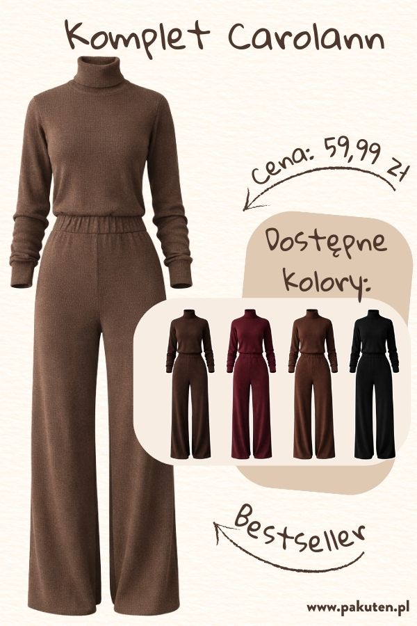 Komplety damskie z szerokimi spodniami 