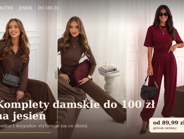 Komplety damskie do 100 zł